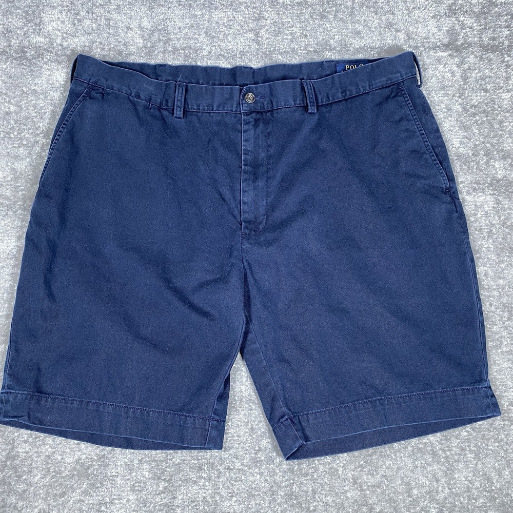 Polo Ralph Lauren Classic Fit Chino‎ Shorts Men's 40 Blue Cotton